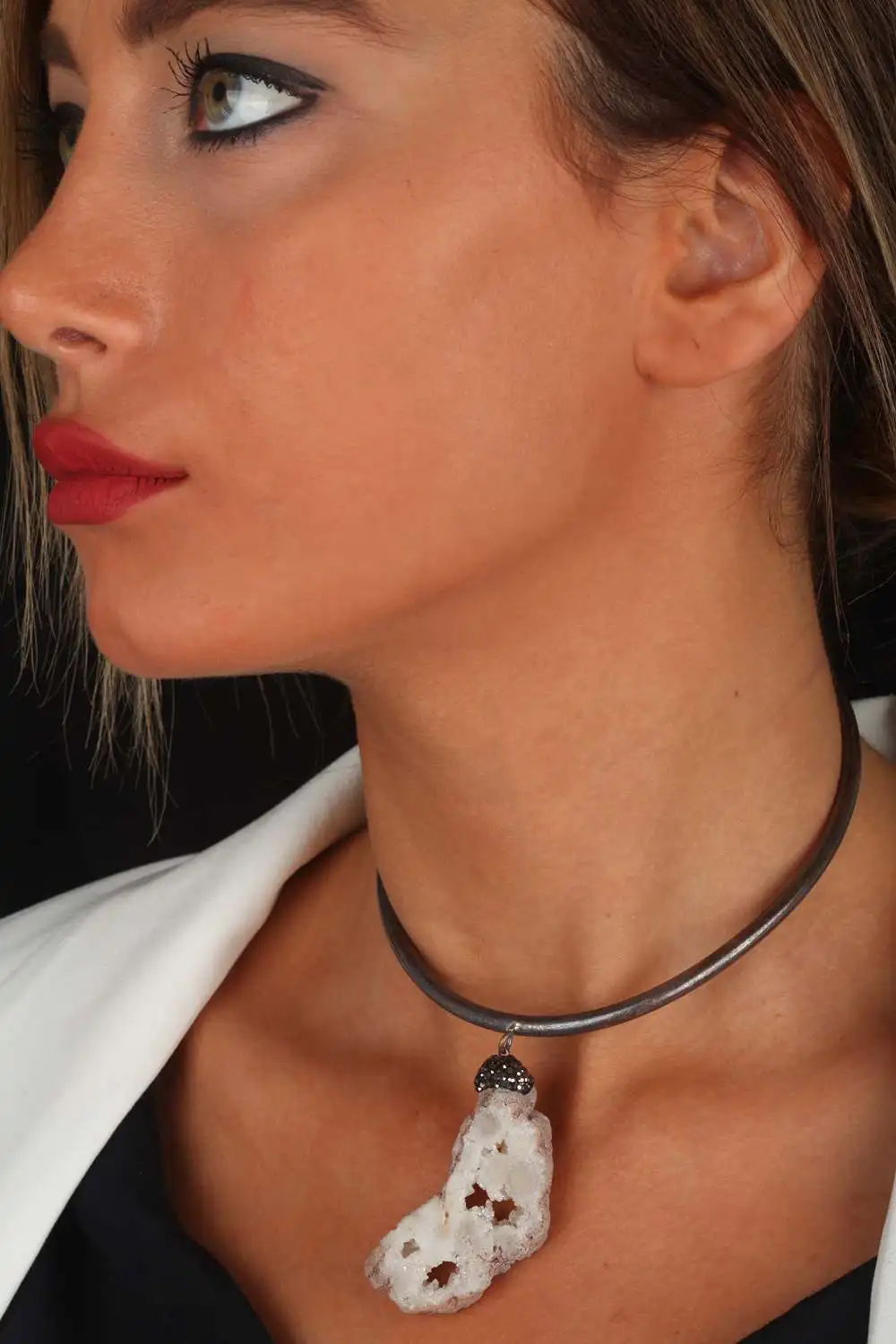 

Quartz Brass Female Necklace 120 Ar760