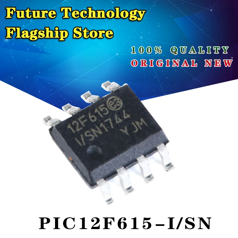 

1 unids/lote PIC12F615-I/SN PIC12F615 12F615 SOP-8 en Stock