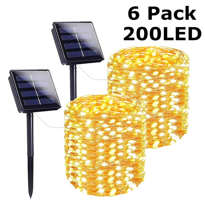 

Уличная гирлянда, 8/6/4/2 шт./упаковка, 100/200/300 м