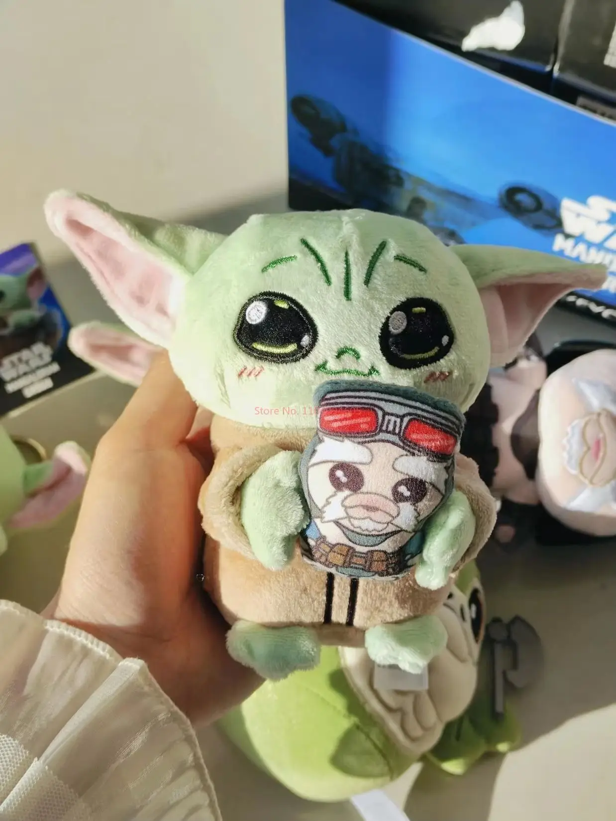 Новая оригинальная плюшевая игрушка Hot Toys Star Wars: Мандалорец и Грогу (Cosbi), брелок-подвеска в слепой коробке, сюрприз, подарок на день рождения (art.: 3920da85f2ec2) - 3920da85f2ec2
