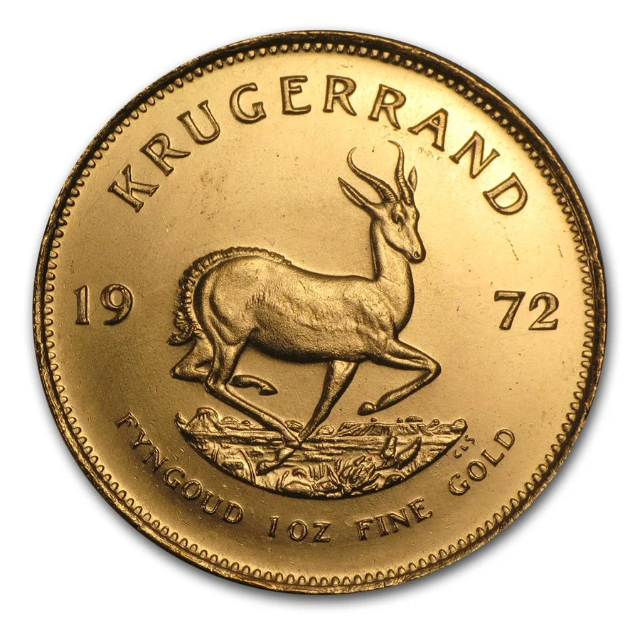 

Золотая монета Krugerrand