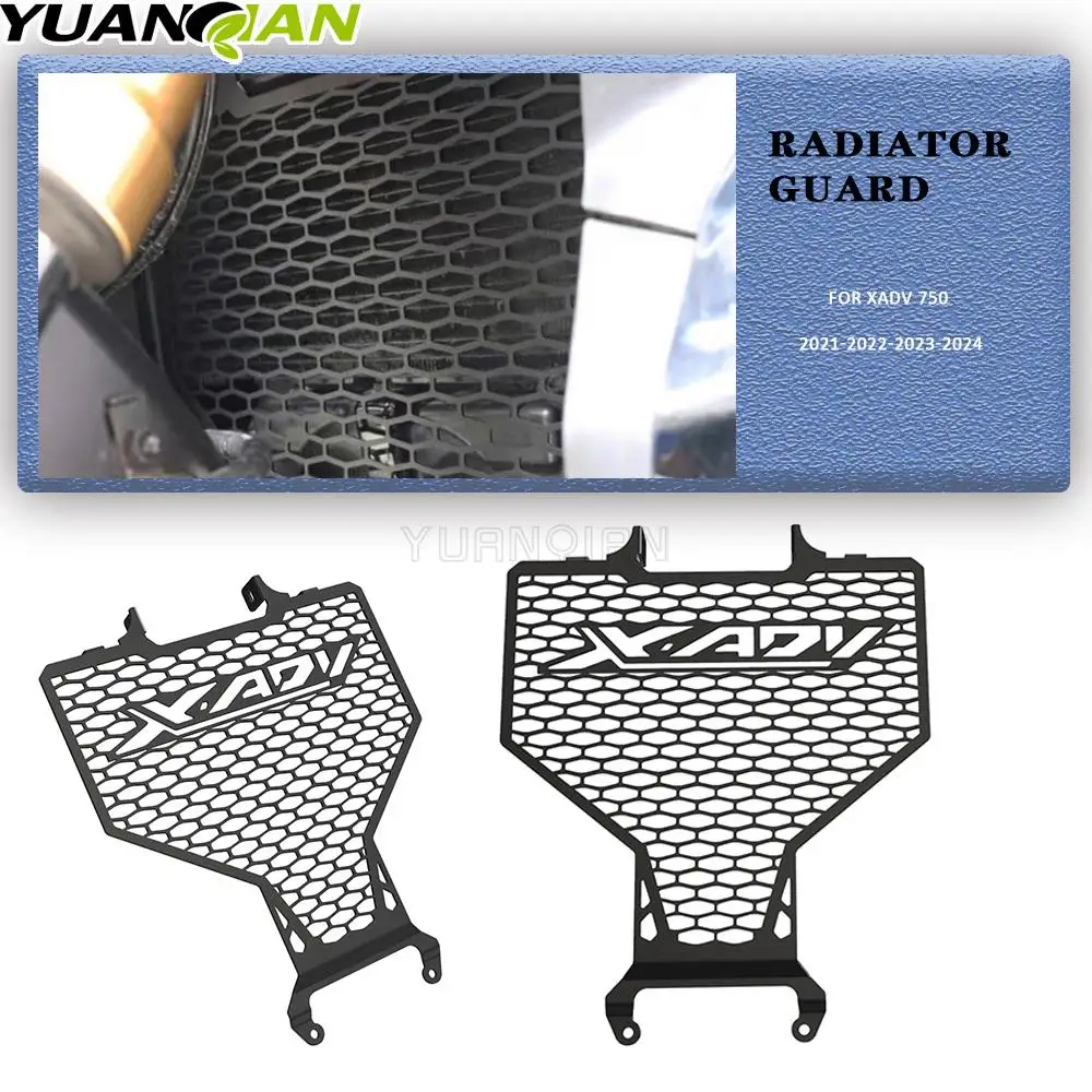 

Motorcycle Aluminum Radiator Grille Grill Guard Cover Protector For Honda X-ADV/XADV 750 X-ADV750 XADV750 2021 2022 2023 2024