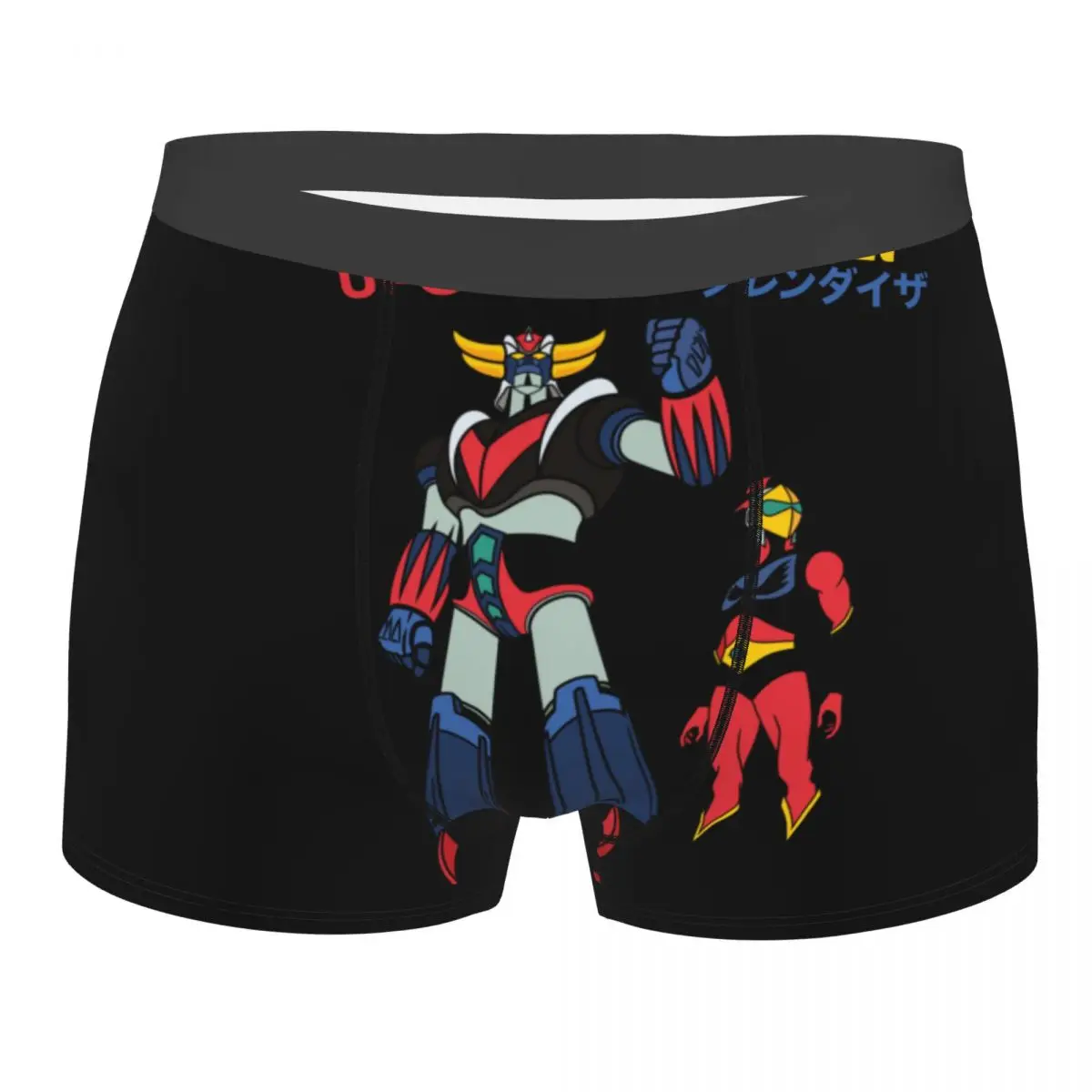 

Novelty Boxer Shorts Panties Briefs Man Grendizer UFO Robot Grendizer Underwear Soft Underpants for Homme