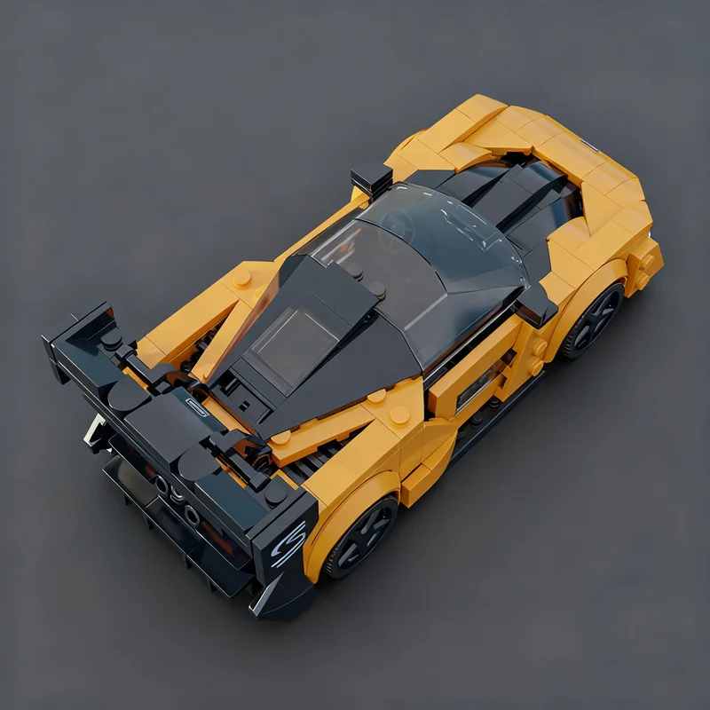Фото Набор строительных блоков MOC McLaren Senna City Champions, 291 деталь, конструктор, рождественский подарок, идея для сборки на день рождения для детей №2