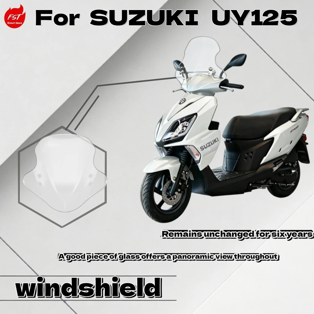 Фото Ветровое стекло 50 см для скутера Suzuki UY125, специальные модифицированные запчасти №1