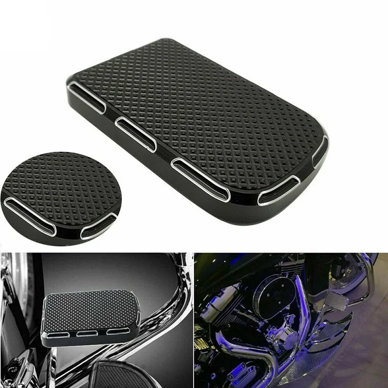 

Накладка на педаль тормоза с ЧПУ для мотоцикла, черный хром, для Harley Touring Street Glide FLHX Road King Softail 1998-2019
