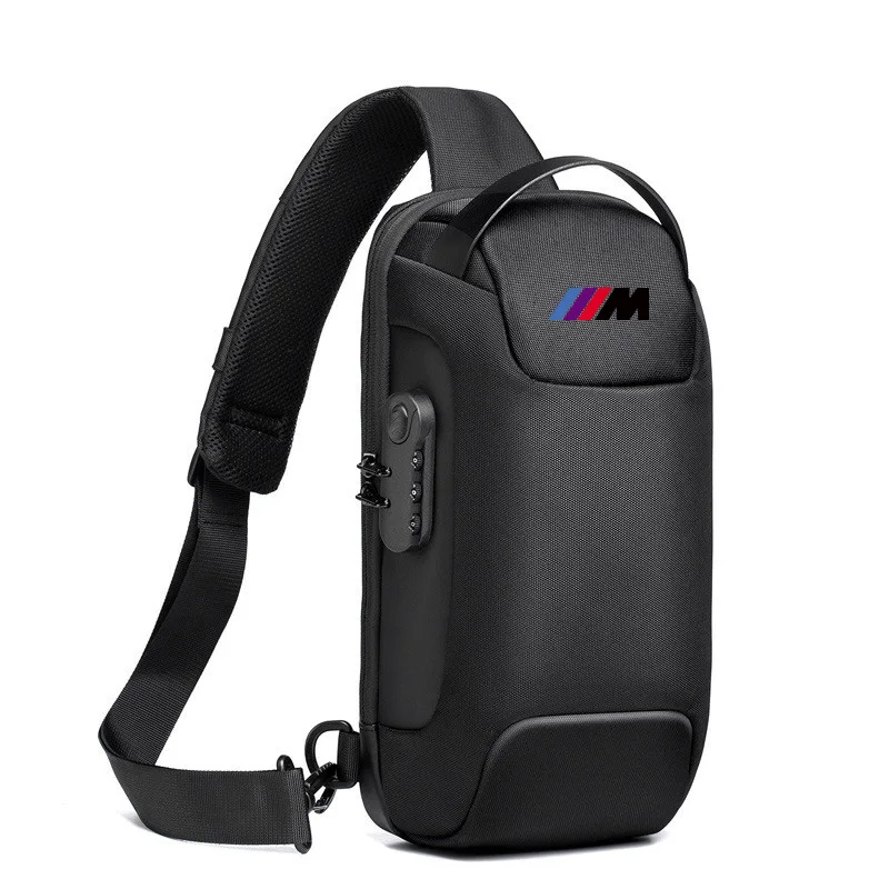 

2022 new Men For bmw power USB Charging Chest Pack Short Trip Messengers Chest Bag Water Repellent Shoulder Bag pgg