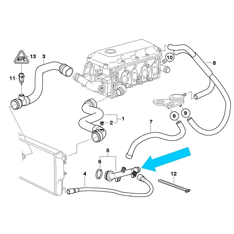 Соединительная муфта для BMW E46 Z3 316I 318I 316Ci 318Ci 11531709232