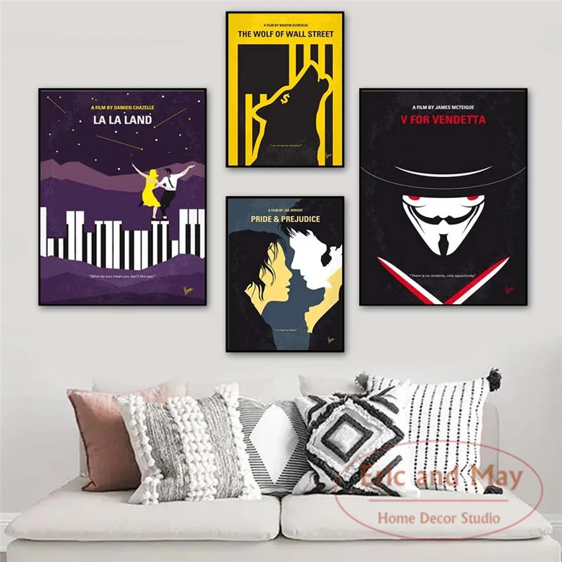 

Artwork Minimalist Movie Classic Poster And Print Canvas Painting Art Wall Pictures Hot Modern Style Aesthetic Room Decor Quadro