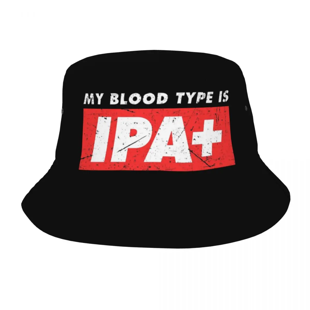 

Getaway Headwear My Blood Type Is IPA Merch Bob Hat Stylish Sun Hat Craft Beer Drinker Boonie Hat Lightweight Fisherman Caps