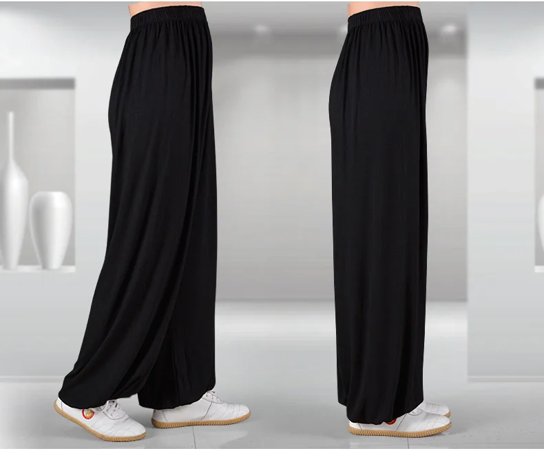 

Modal yoga clothes yoga Taiji pants men's modal pants dance practice pants