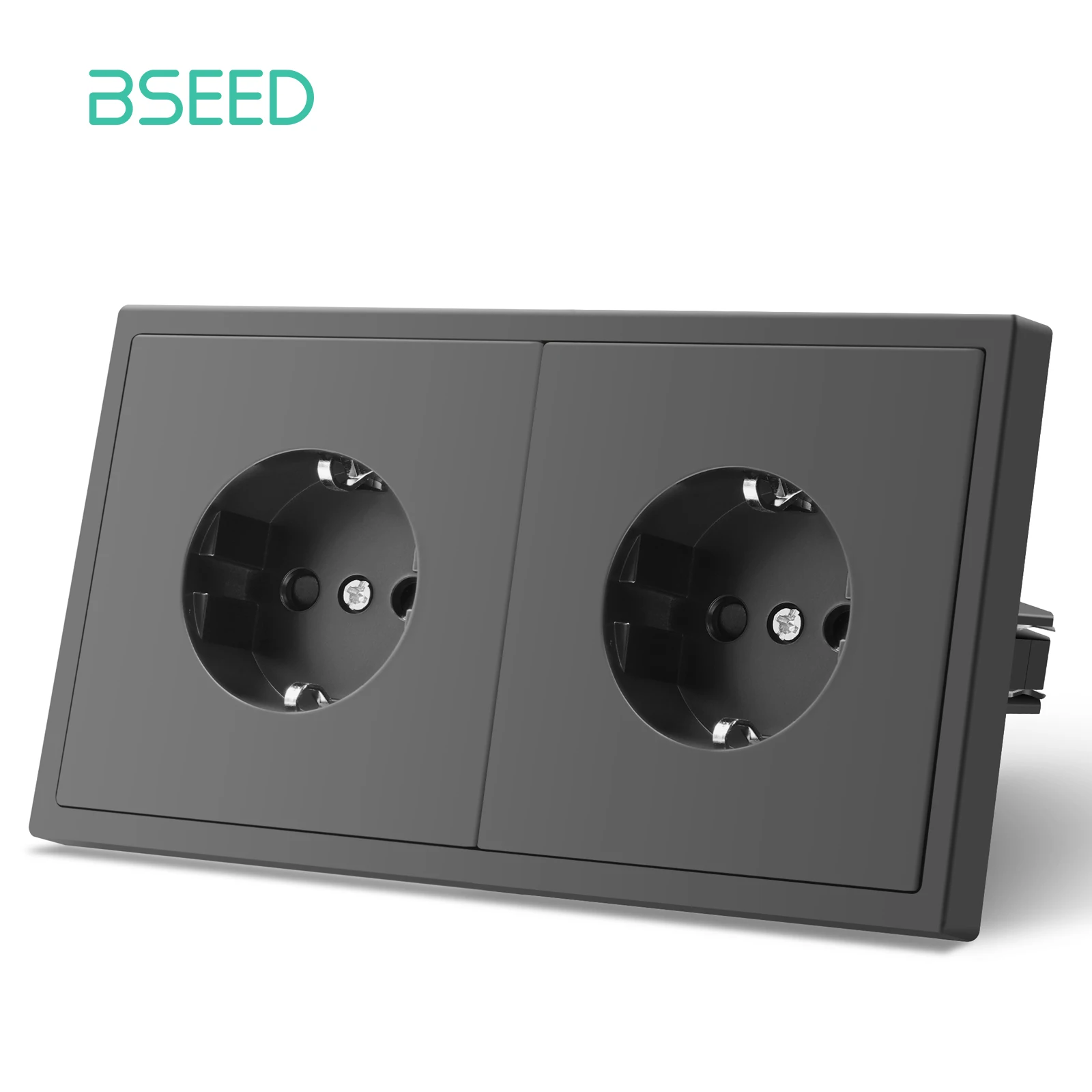 

Розетки и выключатели BSEED E-Series черные