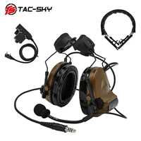 tac sky tactical headset comtac ii helmet bracket airsoft headphone and tactical ptt and military headset peltor comtac headband