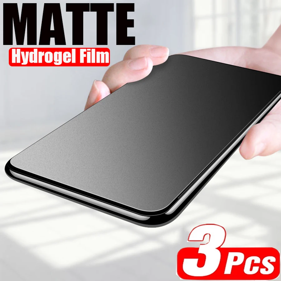 3 шт. матовая Гидрогелевая пленка для Google Pixel 2 3a 4XL 5 6 3D изогнутая Защита экрана pro 4a