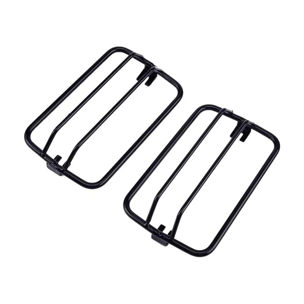 

2Pcs Car Front Bumper Side Marker Wheel Eyebrow Turn Signal Light Guard Cover Decor Fit for Jeep Wrangler TJ 1997-2006