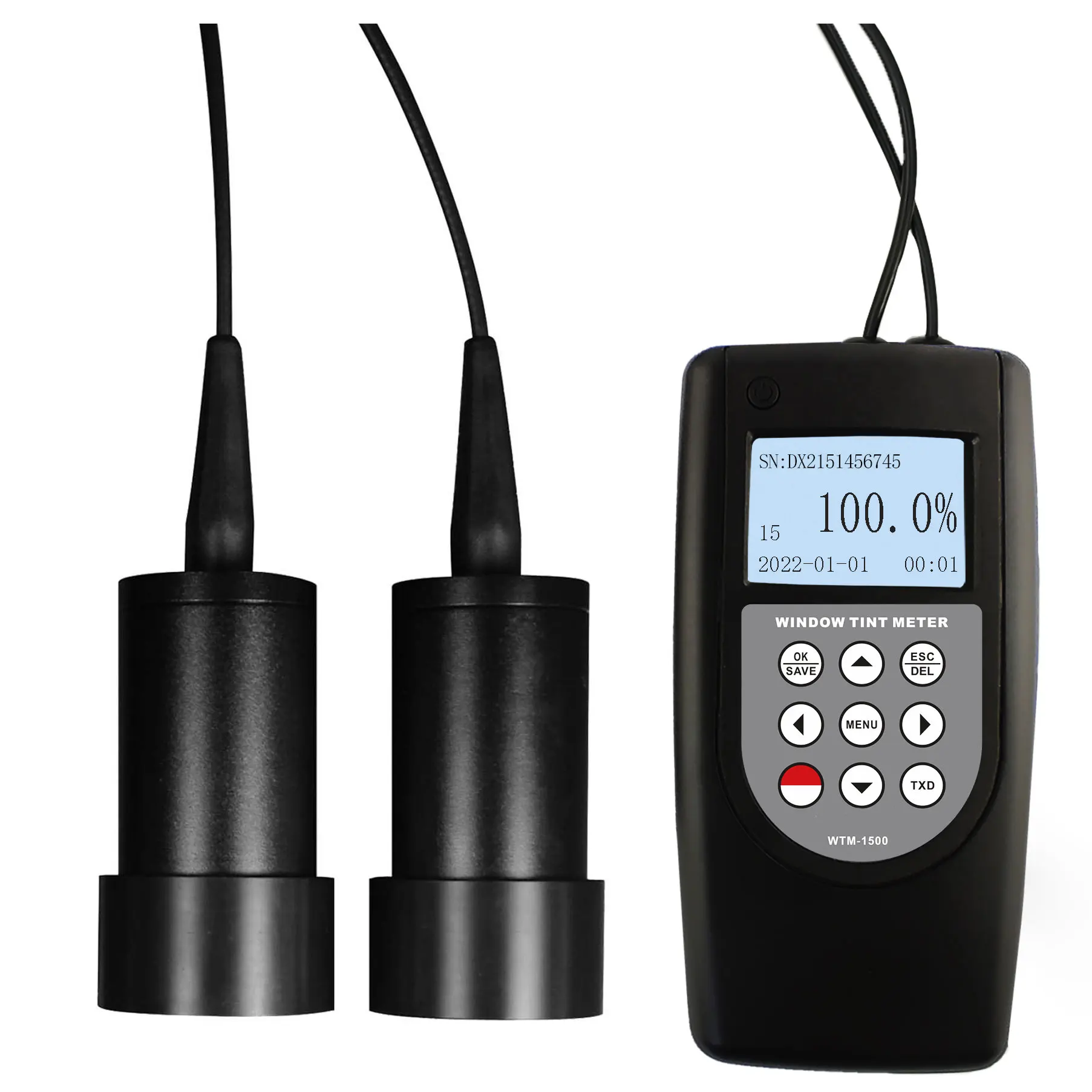 

WTM-1500 Digital WINDOW TINT METER Transmittance Meter Fast Measurement Speed High Measurement Accuracy 0.0%-100%