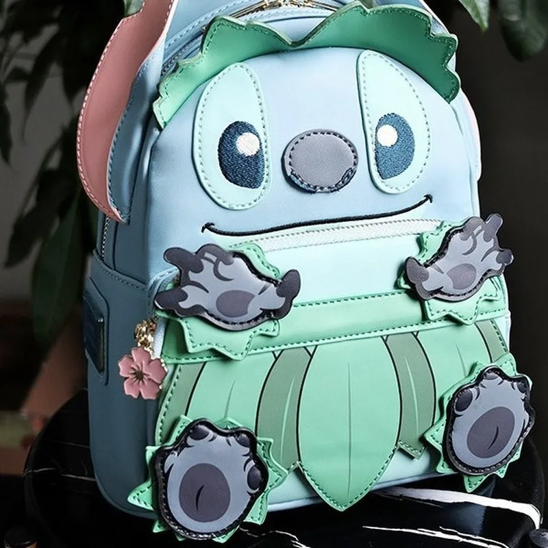 Loungefly Disney 8-й стиль Stitch Series Story Мини-рюкзак Story-кошелек Рюкзак-мессенджер Большая