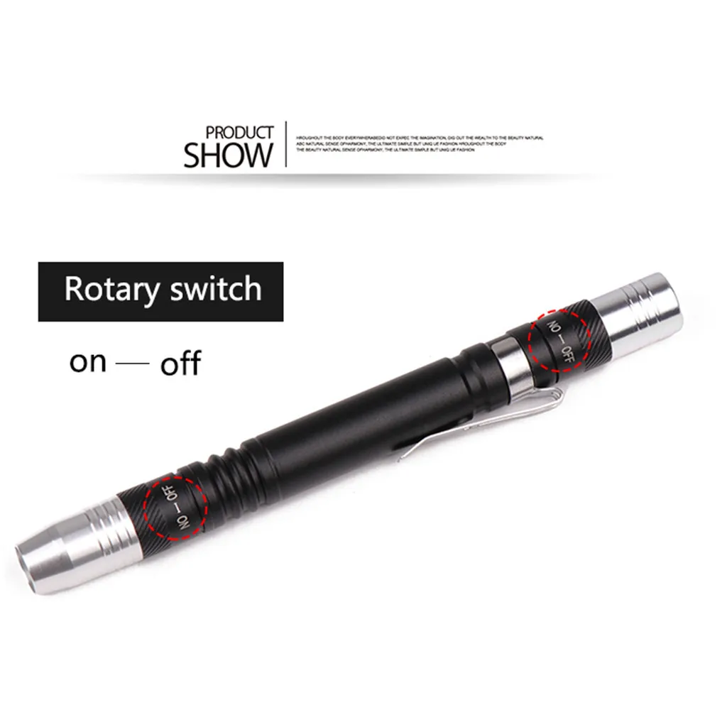 

New 2 In 1 Uv Led Flashlight Mini Pen Flashlight Multifunctional Ultra Violet Flashlight Purple White Light Torch
