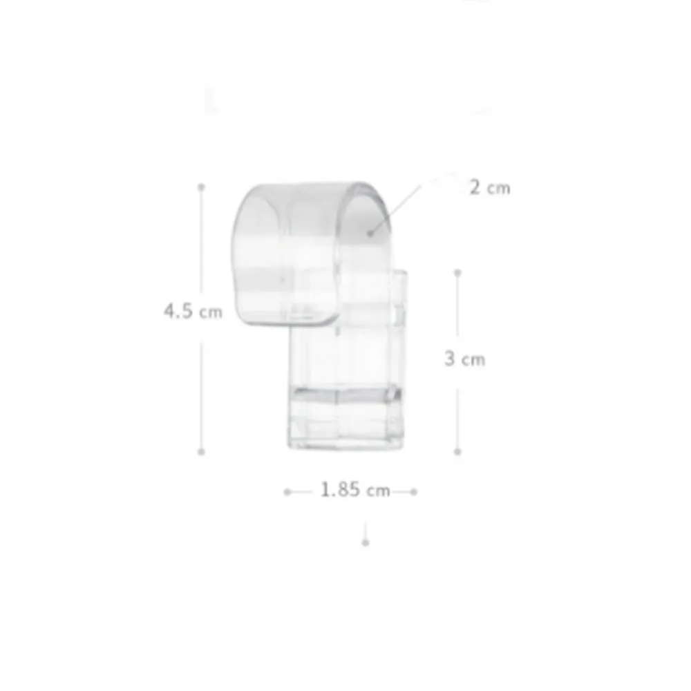 

Transparent Ring Toothpaste Hanging Storage Hook Clip Bathroom Kitchen Bedroom Multi-Function Hanging Storage Hook Practical
