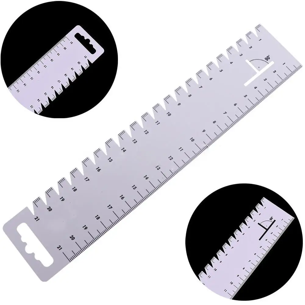 

DIY Sewing Patchwork Ruler Ultrathin Soft Sewing Tools Plastic Ultra-thin Mini Wire Gauge Patchwork Sewing Ruler Quilting Handma