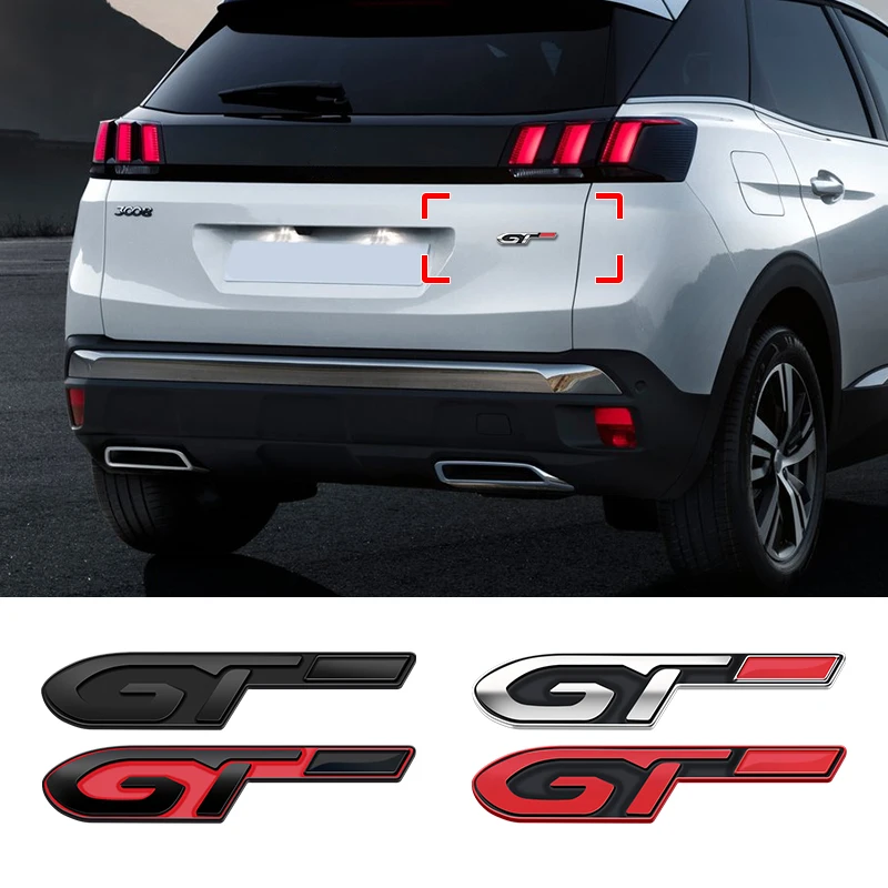 1 шт. металлическая 3D эмблема автомобиля GT Line наклейки на задний багажник