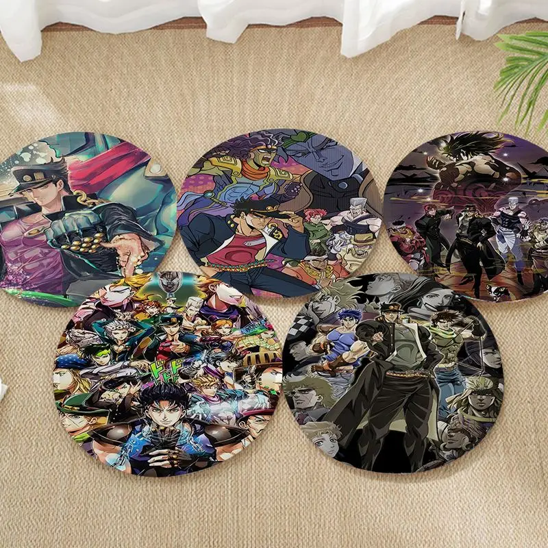 

JoJo's Bizarre Adventure JOJO Decorative Stool Pad Patio Home Kitchen Office Chair Seat Cushion Pads Sofa Seat 40x40cm Seat Mat