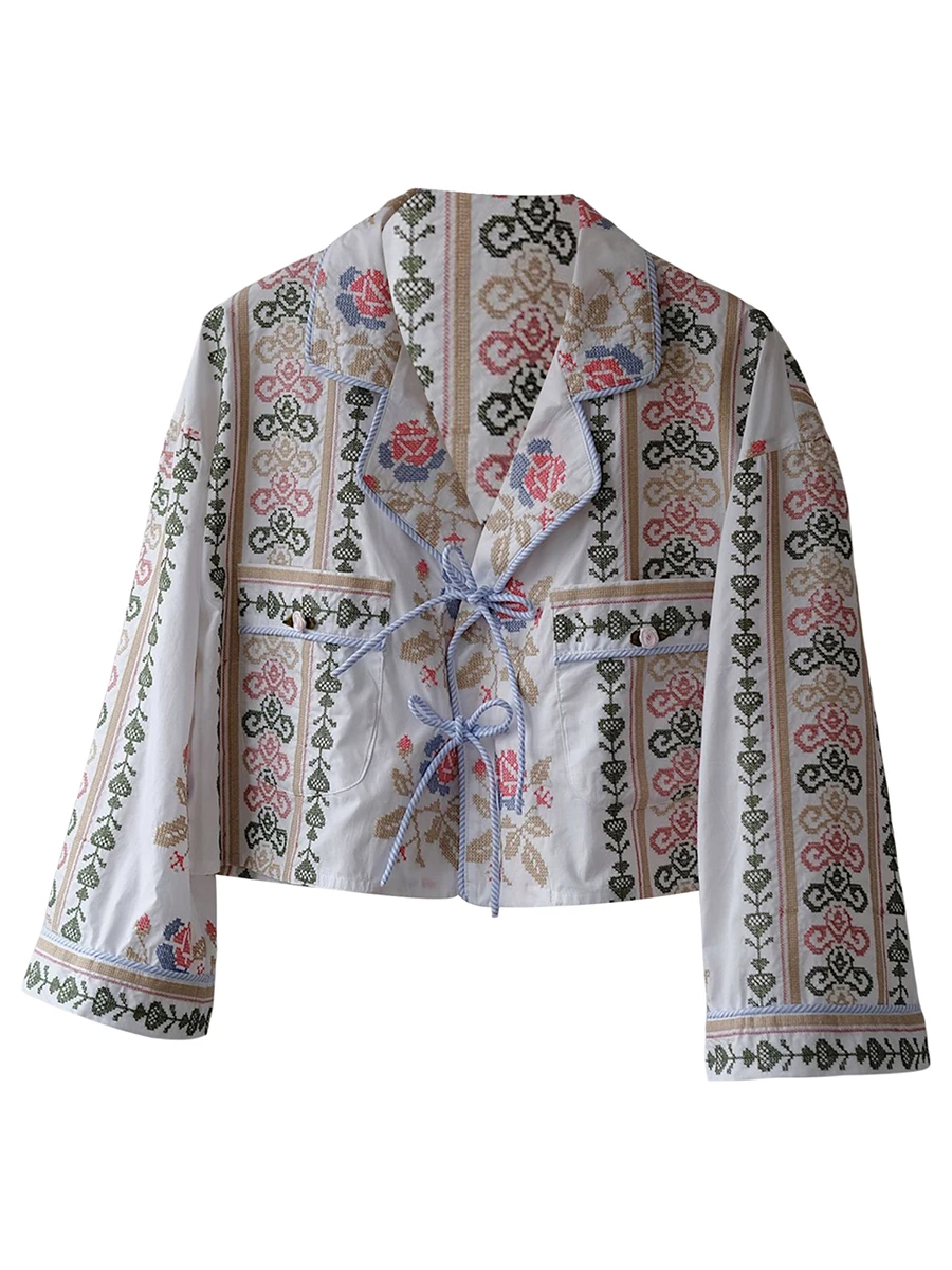 Женские костюмы из 2 предметов повседневные топы в стиле бохо с цветочным принтом