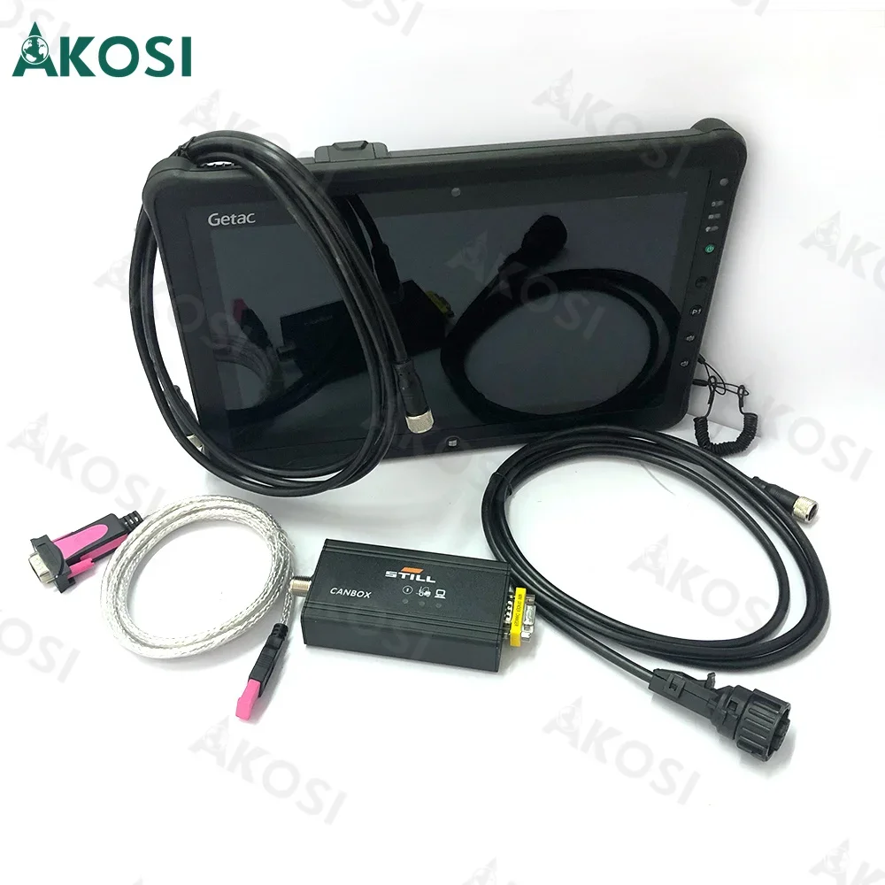 Для вилочного погрузчика Canbox RS232 OEM 50983605400 для вилочного погрузчика Still CANBOX USB-интерфейс диагностический сканер + планшет Genac F110 (art.: 3920cfb4e03ba) - 3920cfb4e03ba