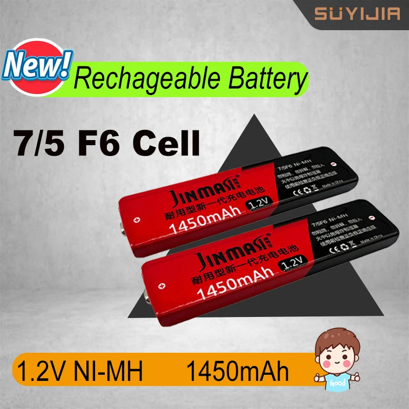 1.2V 1450mAh Ni-MH Gum Battery 7/5F 6 67F 6 7/5 F6 Battery f