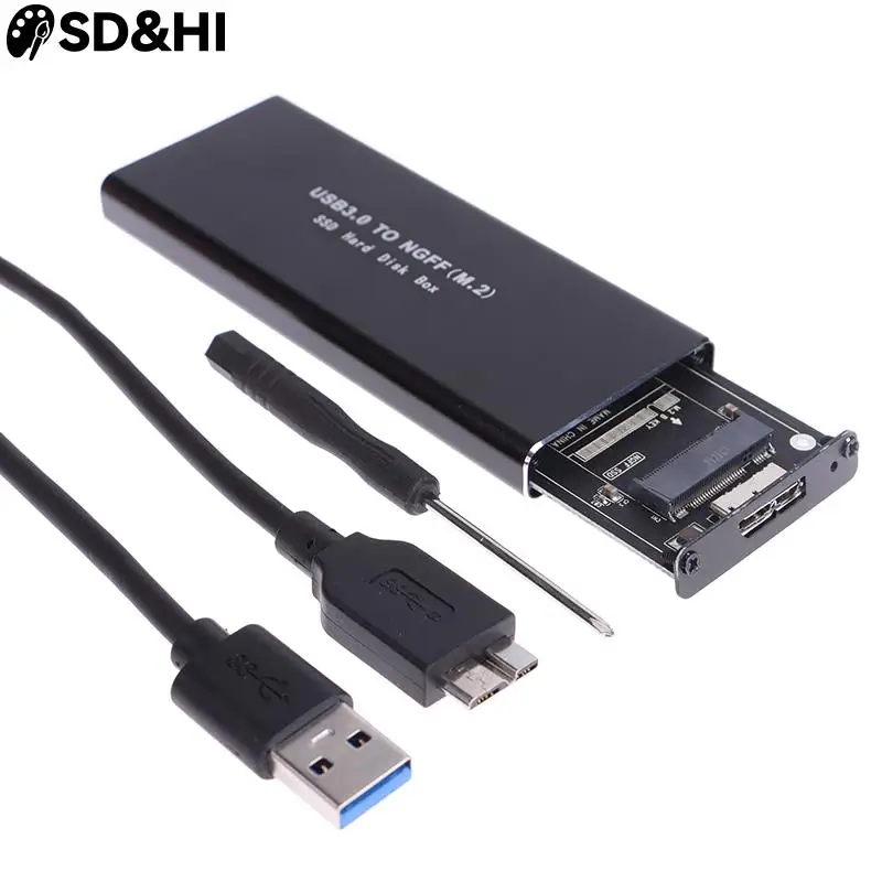 USB 3.0 M2 SSD Case USB3.0 To M.2 NGFF External Solid State Drive Enclosure SSD Box 5Gbps SSD Hard Disk Box 2230 2242 2260 2280