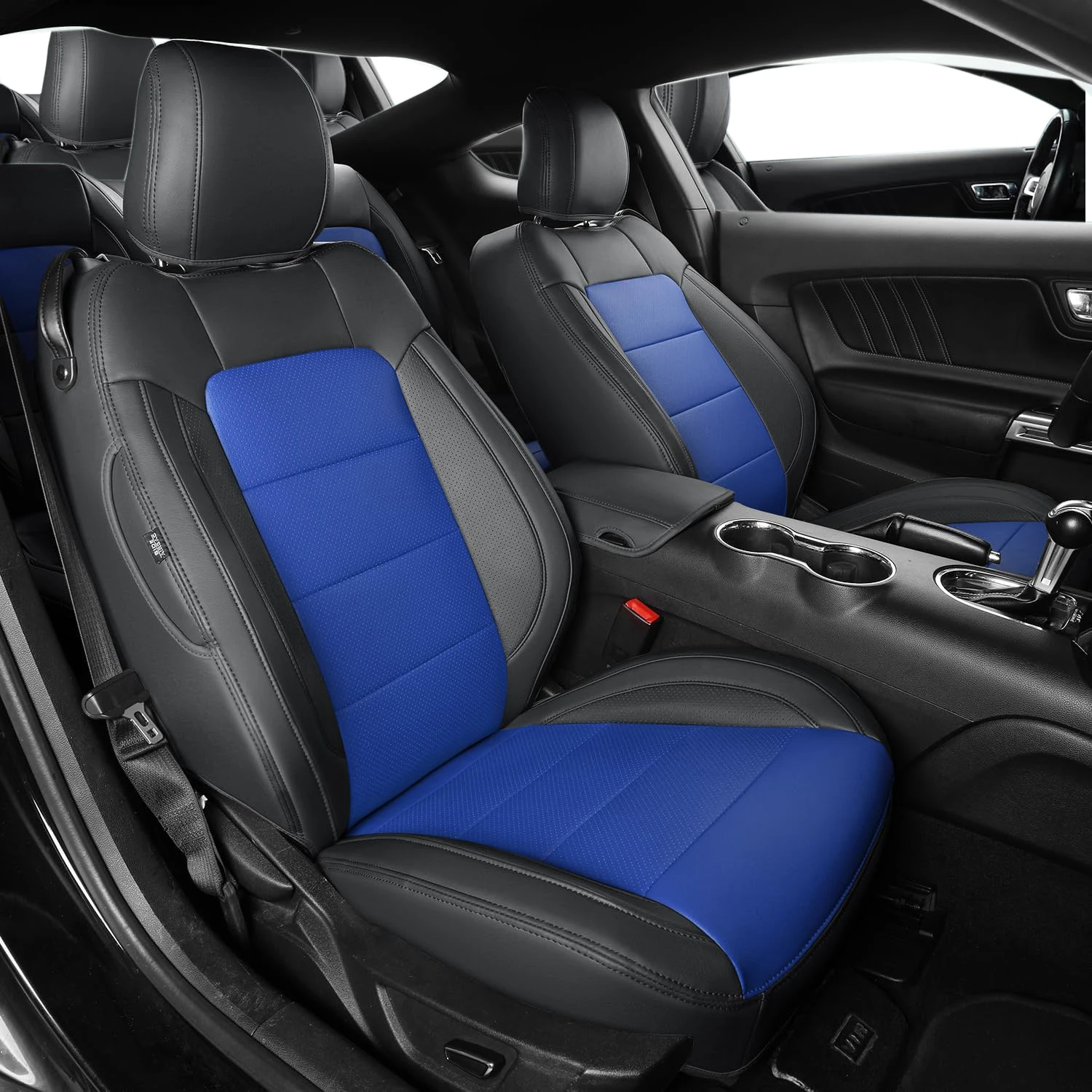 Чехол на автомобильное сиденье под заказ для Ford Mustang Coupe Hardtop 2015 2016 2017 2018 2019 2020 2021 2022