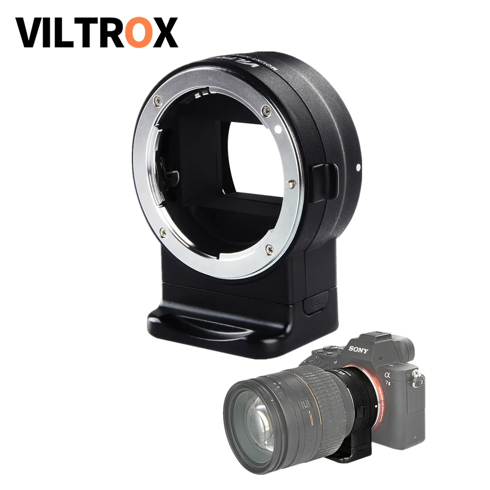 

VILTROX NF-E1 Auto Focus Lens Adapter Aperture Control for Nikon F Lens to Sony E mount A9 A7II A7RIII A7SII A6500 A6300 Camera