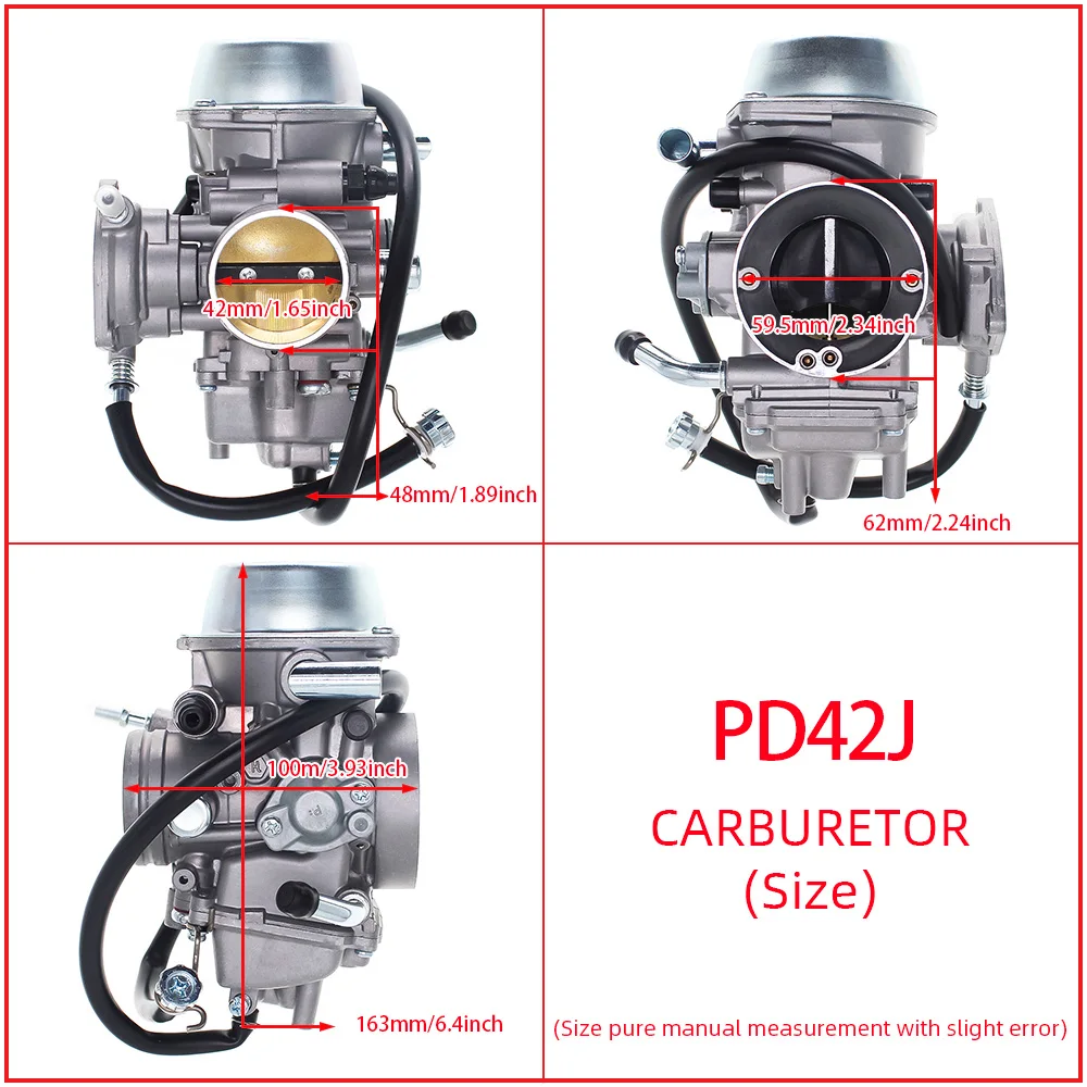 Фото Карбюратор для Yamaha Grizzly 600 YFM600 1998-2001, Grizzly 660 YFM660 2002-2008. Комплект карбюратора, замена 5KM-14901-00, 5GT-14901. №5