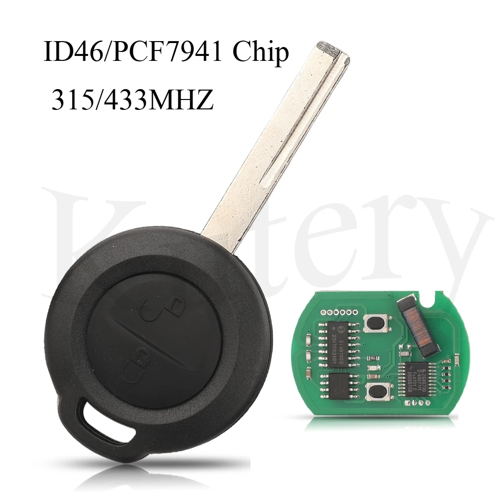 Jingyuqin Smart ID46 чип дистанционного управления автомобильный ключ 2BTN с MN 901621 Материал