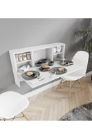 Shelf Folding Kitchen Desk dining table multi amacl   cabinet and table
