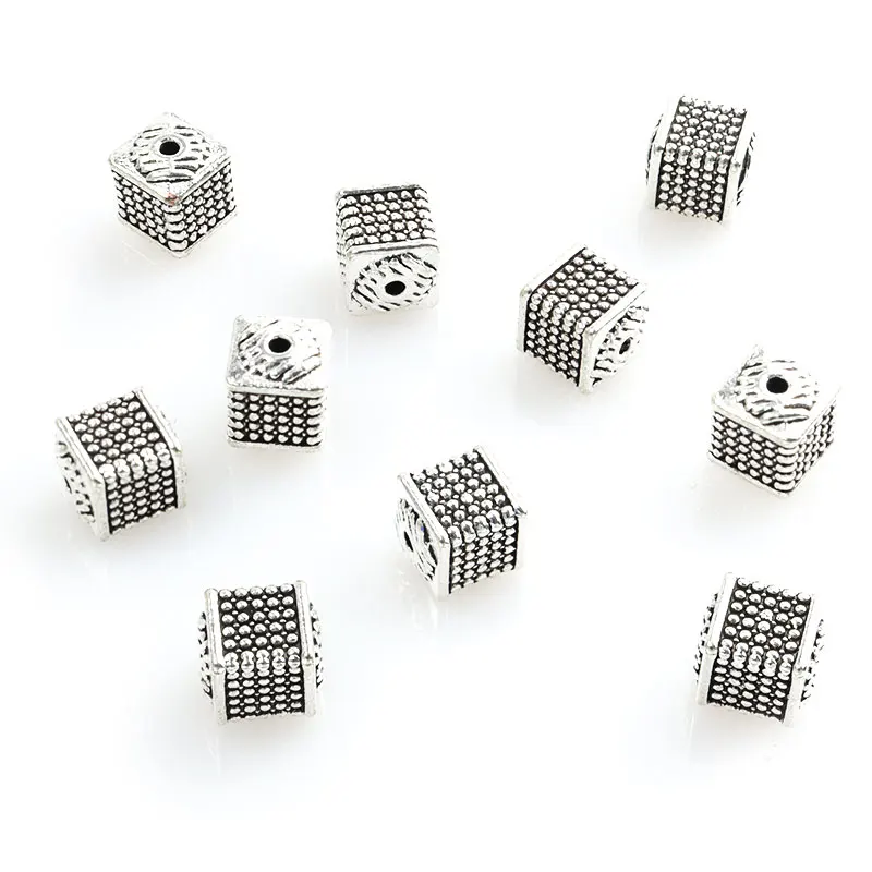 10 шт. посеребренные бусины для изготовления ювелирных изделий