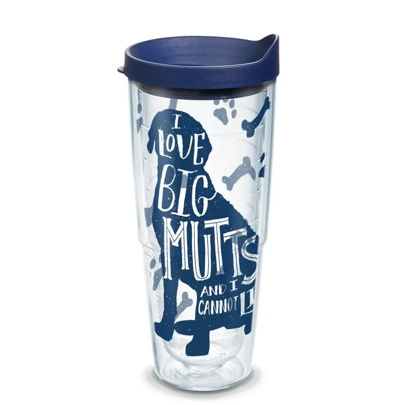 

Love Big Mutts and I Cannot Lie 24 oz Tumbler with navy lid