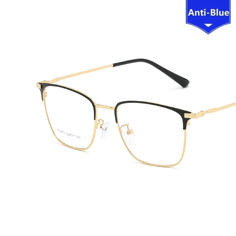 

2022 New Alloy Vintage Glasses Women Mirror Glasses Frame for Women Men Retro Eyeglasses Anti-blue Light Lentes De Lectura Mujer