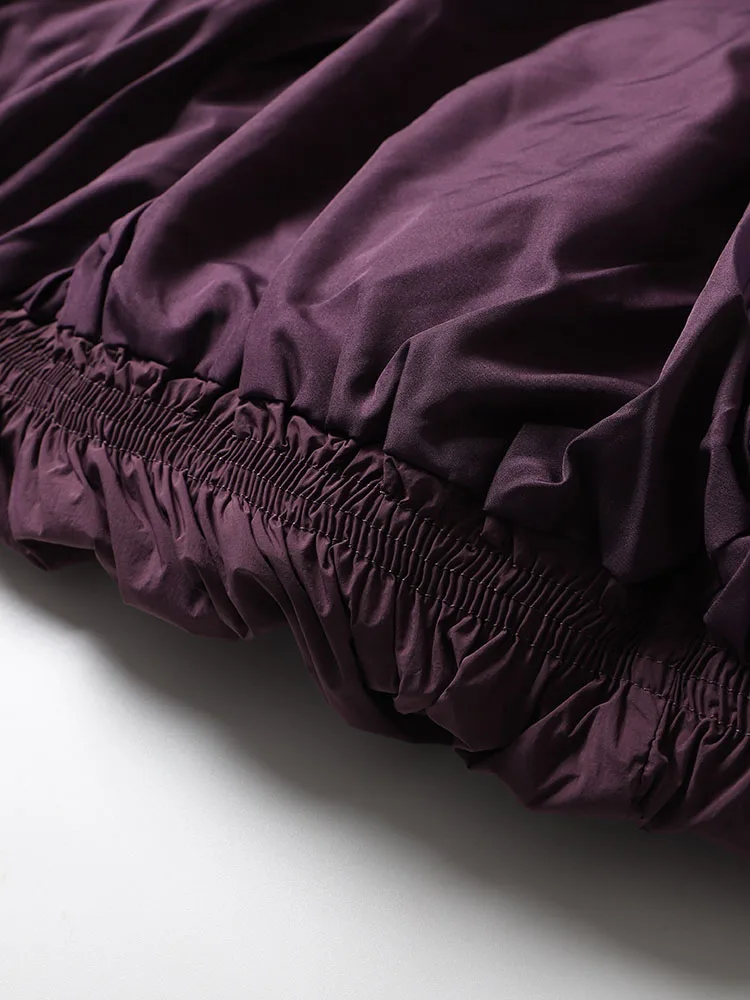 Sle Super Handsome High Fluffy 90 White Duck Down Японская мода Короткое свободное пуховое пальто BF с