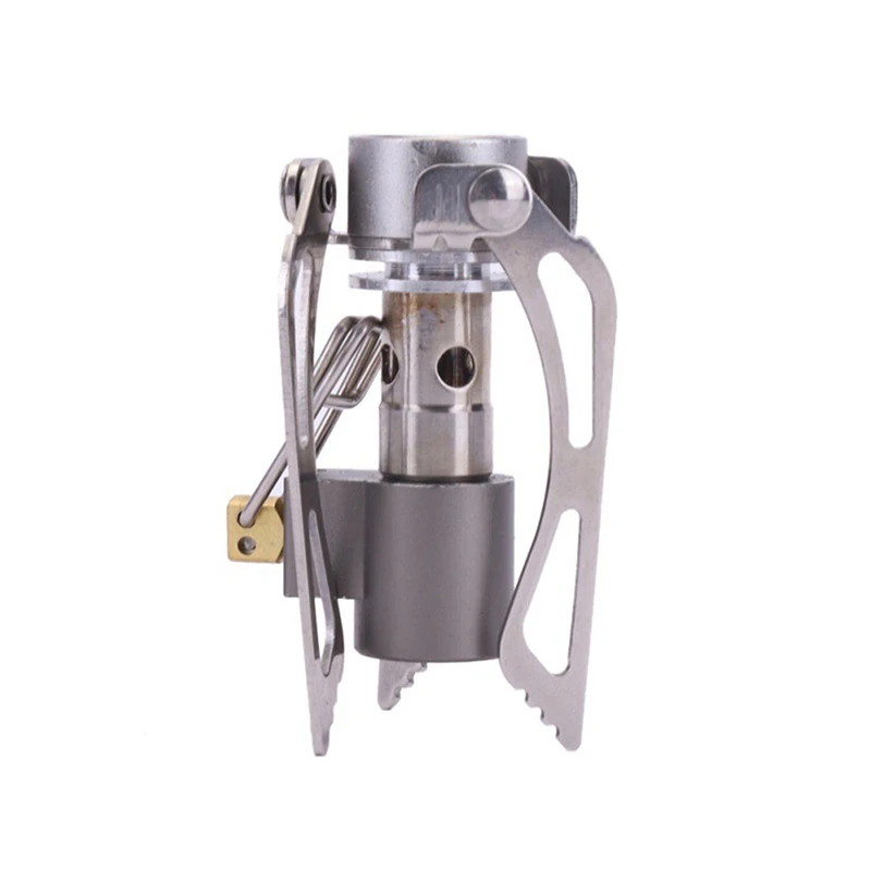 Компактная Легкая газовая горелка для кемпинга походов портативная титановая