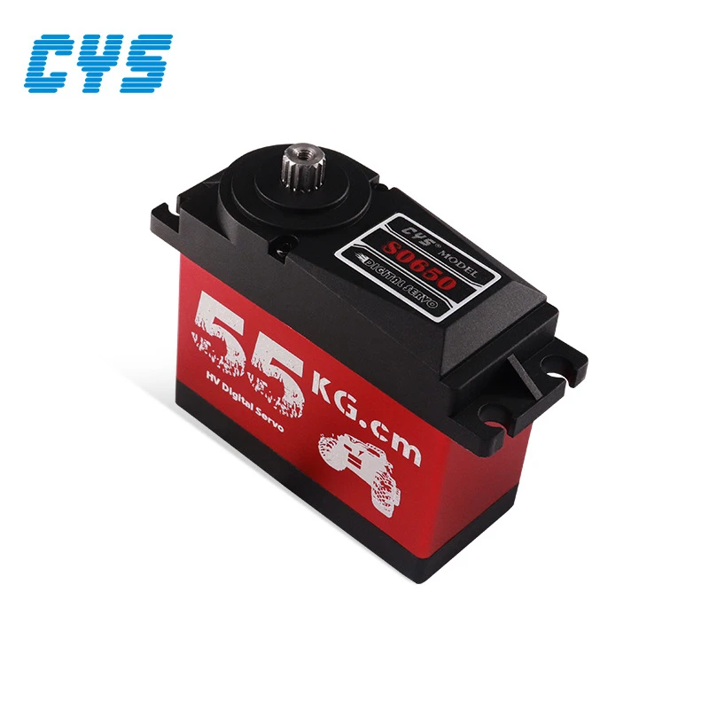 

CYSModel S0650 55KG High Torque Metal Gear Digital Servo for RC Car Vehicle 1/5 Monster Truck Nitro
