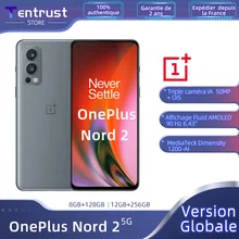 Global Version OnePlus Nord 2 5G Smartphone  8GB 128GB/12GB 256GB 50MP Camera MTk Dimensity 1200-AI Warp Charge 65 NFC AMOLED