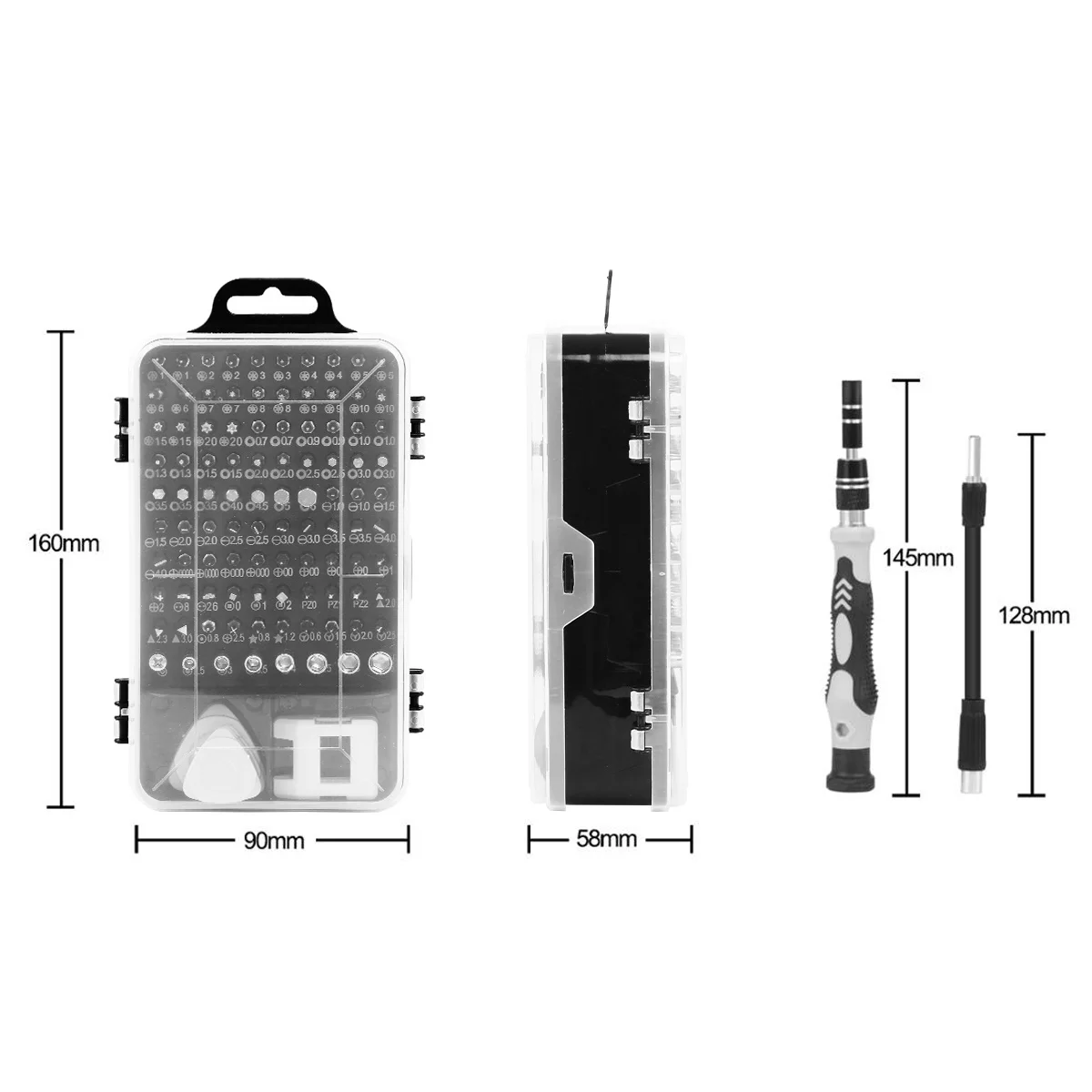 115 in 1 Screwdrivers Set Magnetic Torx Hex Bit Screw Driver Phone/Computer Repair Hand Tools Multitools Kit by PROSTORMER |