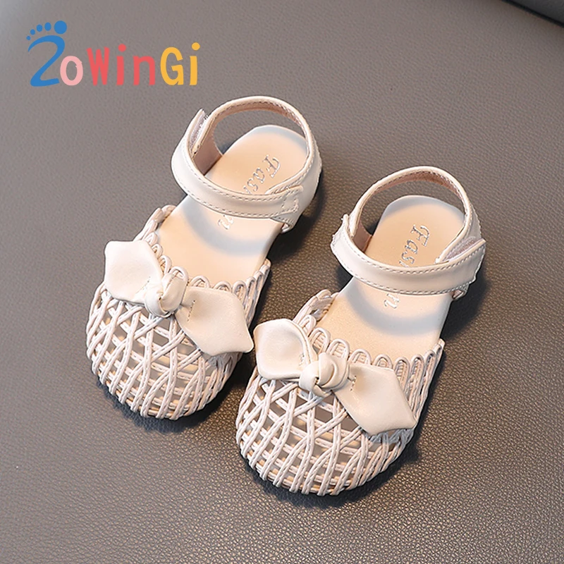 

Сандалии для девочек, модные босоножки с мягкой подошвой, размеры 21-30, лето