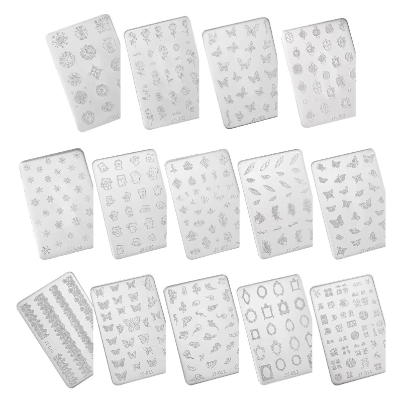 

N58F Flower Embossing Art Mold Silicone Combination Mold Art Making Tool