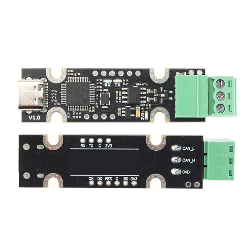 Адаптер USB-CAN с чипом STM32F072 поддерживает CAN2.0A и B используемый для прошивки Canable /