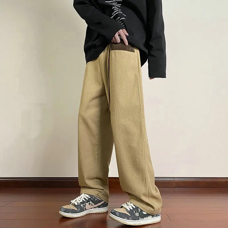 

Hip Hop Cargo Pants Men Streetwear Cotton Joggers Fashion Belt Sweatpants Male Casual Harem Trousers Harajuku Pants Men Women