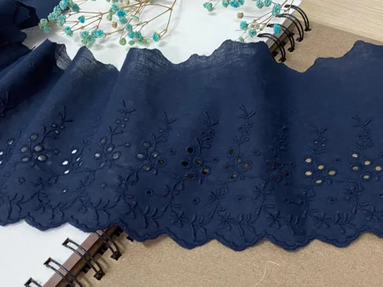 Бесплатная доставка темно-синий Национальный тренд 100% хлопчатобумажная