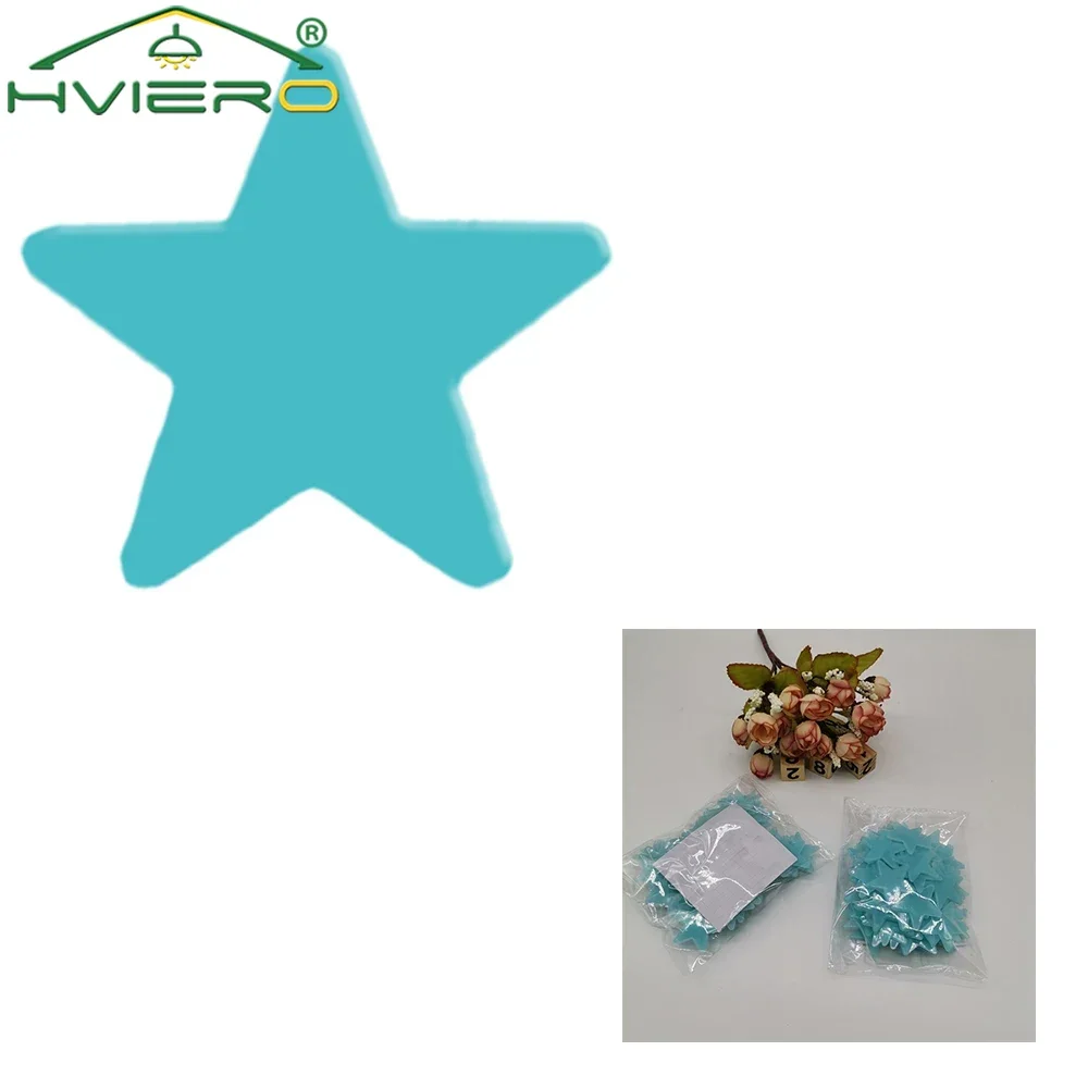 

Светящиеся 3D звезды наклейки 50 шт