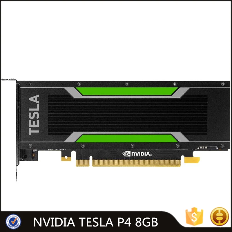 

Original For NVIDIA TESLA P4 8GB Graphics Card GPU VGPU Computing Card Video Decoding AI Full Tested 100% Work